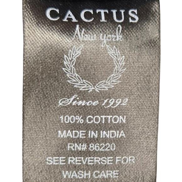 Cactusman Button-Down w Bulldog Pattern Slim Fit Large [0019] - Picture 8 of 9